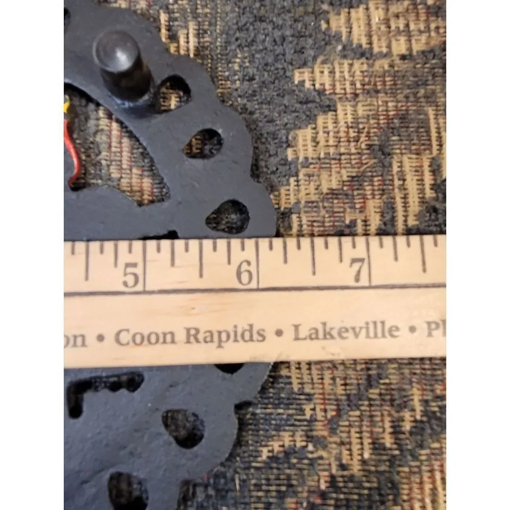 Cast Iron Rooster and Chicken Trivet- Set of 2